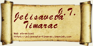 Jelisaveta Timarac vizit kartica